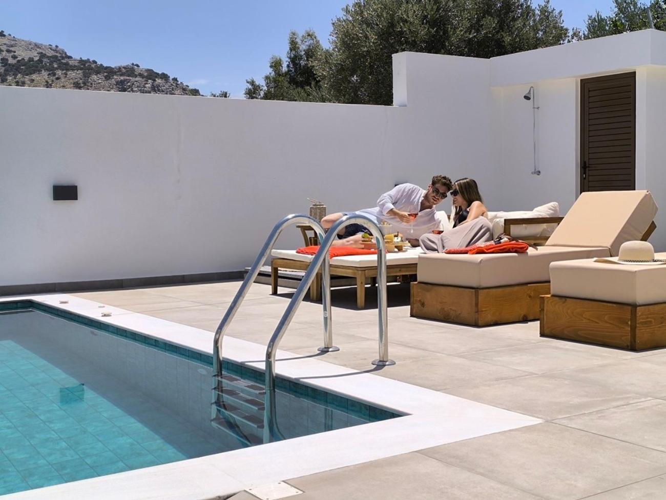 Valantina'S & Mannouel Lardos Luxury Villas Екстериор снимка